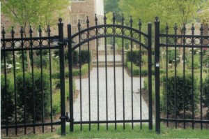 ornamental aluminum fence