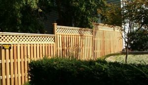 wood fence