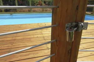 Pool fence security