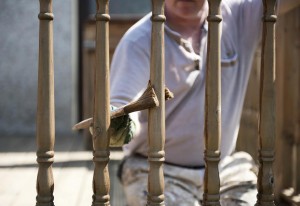 Painting the fence